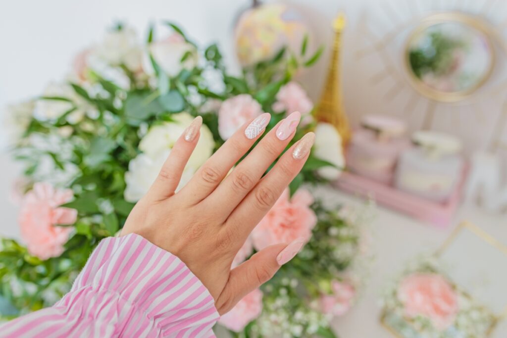 wedding boho manicure